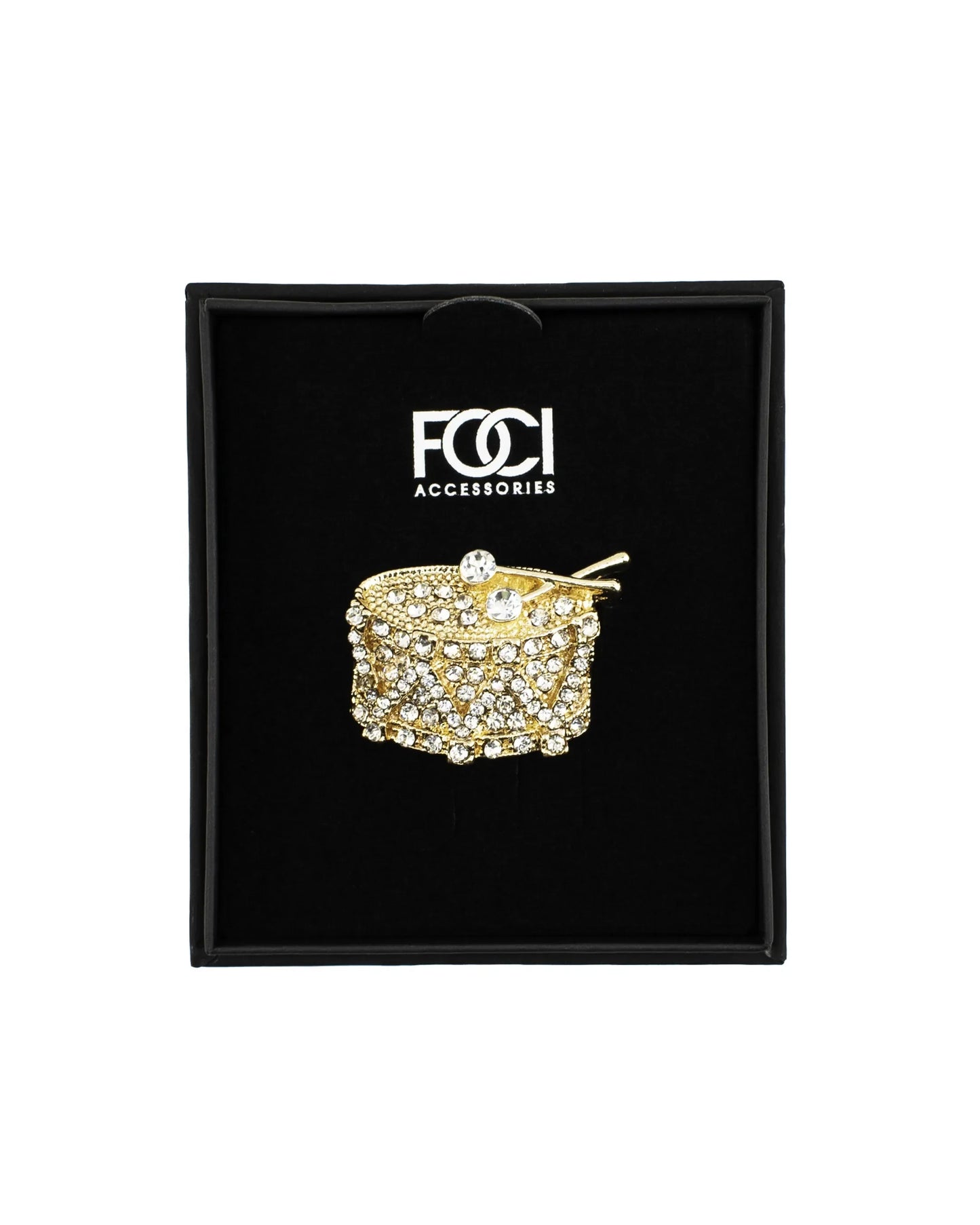 Large Marching Snare Lapel Pin