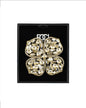 Jeweled Quatrefoil Lapel Pin