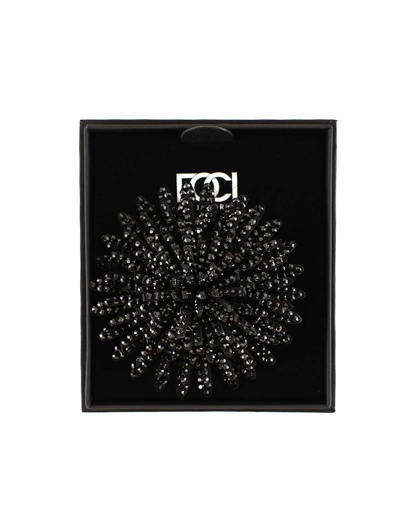 Large Crystal Starburst Lapel Pin