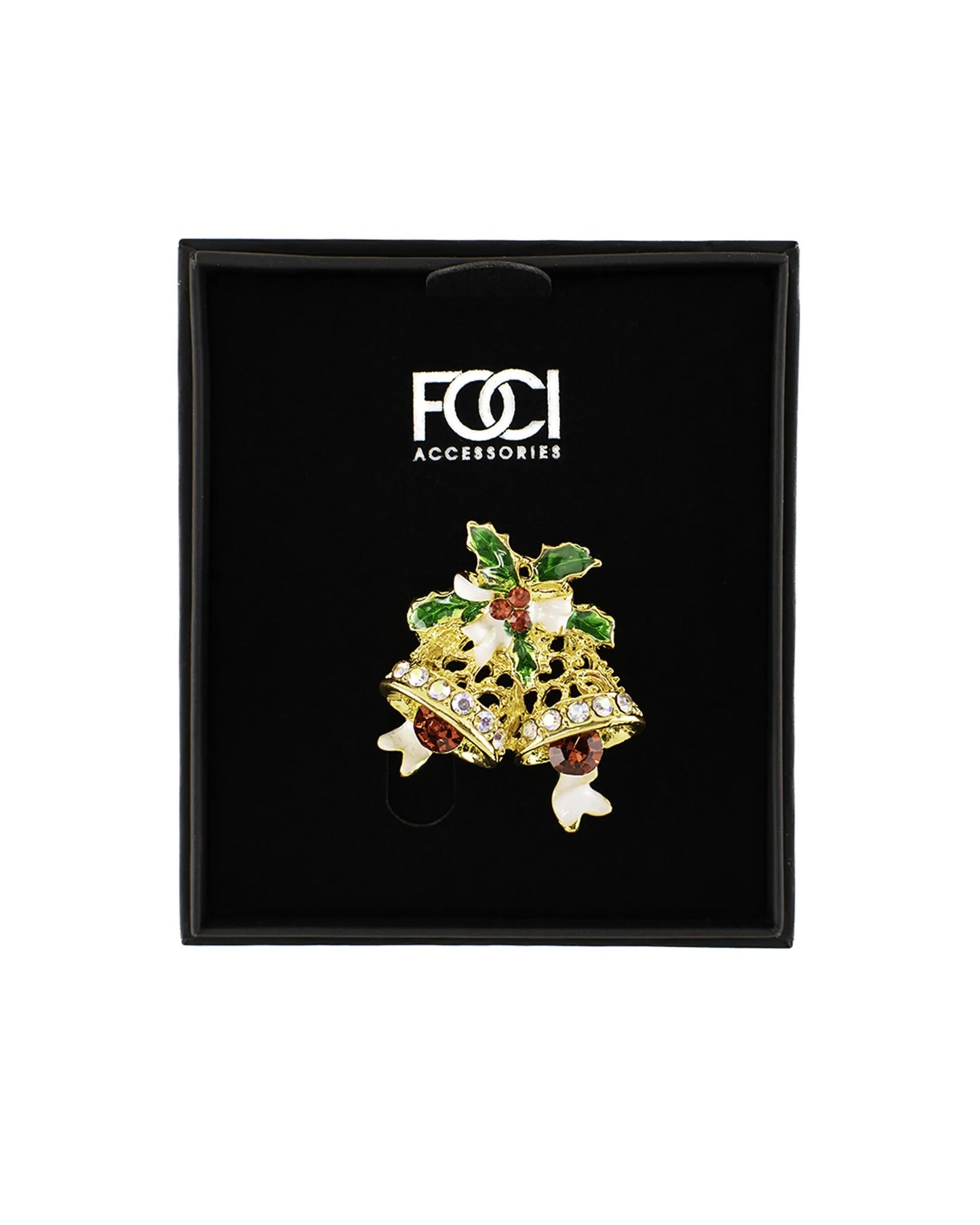 Yuletide Bells Lapel Pin