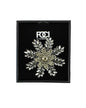 Crystal Snowflake Lapel Pin