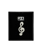 Midsize Crystal Treble Clef Lapel Pin