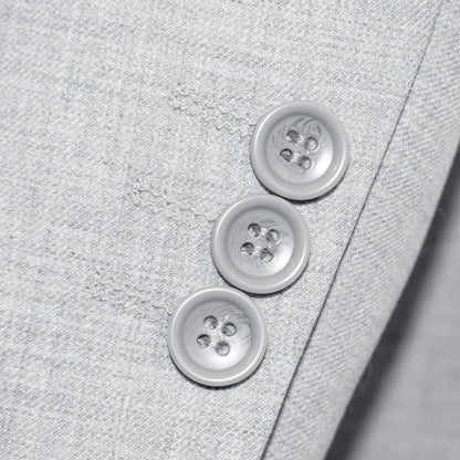 Sterling Gray Premium 2-Piece European Slim-Fit Suit
