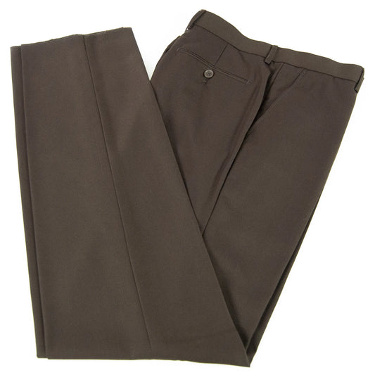 Brown Slim-Fit Pants