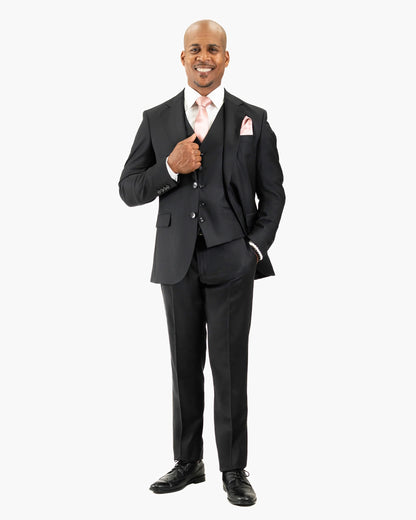 Gabriel | 3-Piece Tailored-Fit Wool Suit