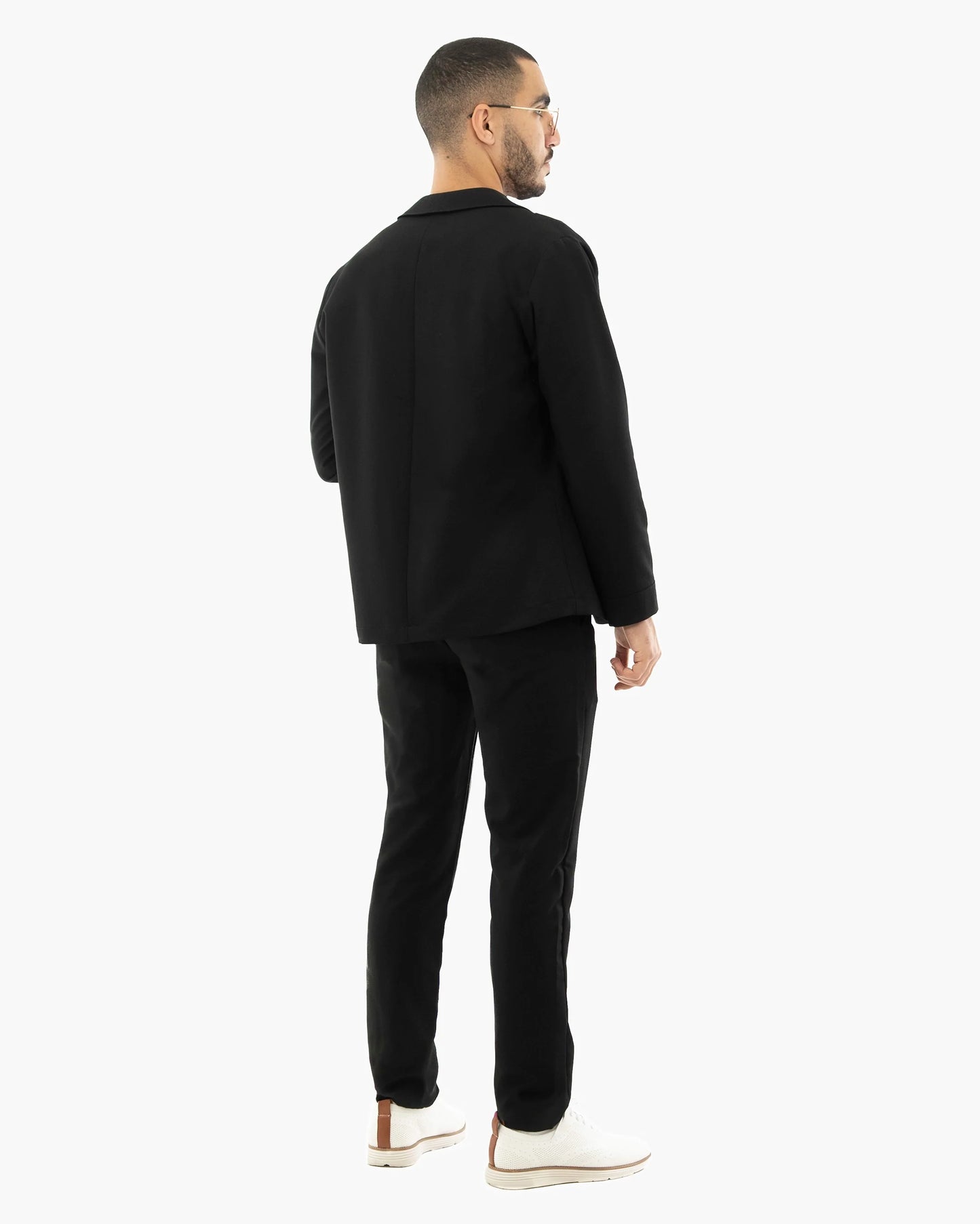 Black Casual 2-Piece Suit