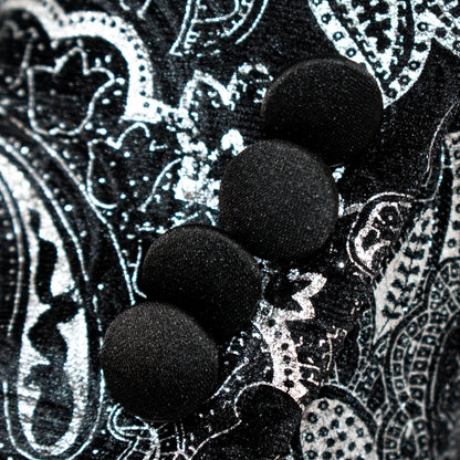 Monte | Silver Paisley 3-Piece Tailored-Fit Tuxedo