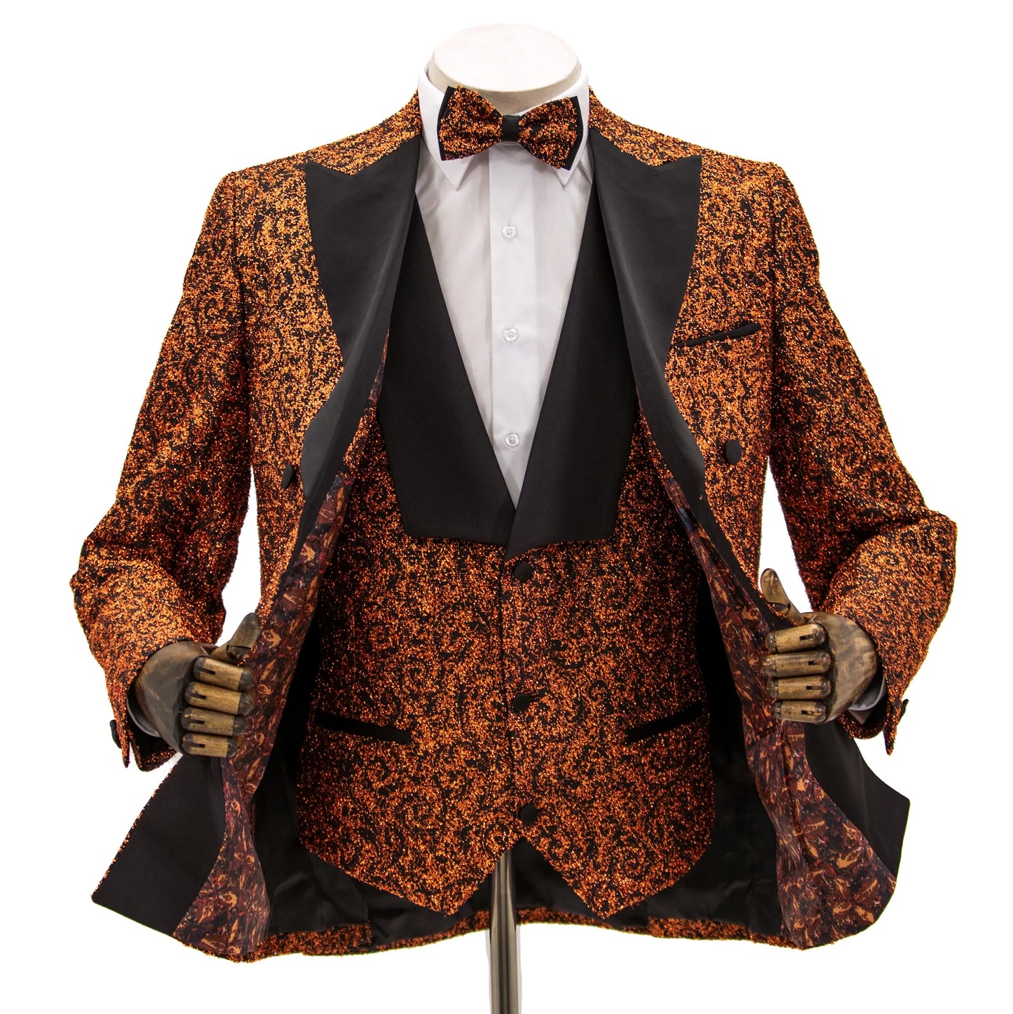 Monte | Amber Electric 3-Piece Tailored-Fit Tuxedo