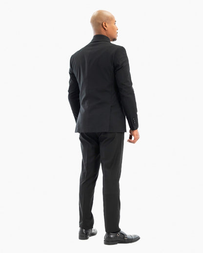 Black 3-Piece Slim-Fit Tuxedo