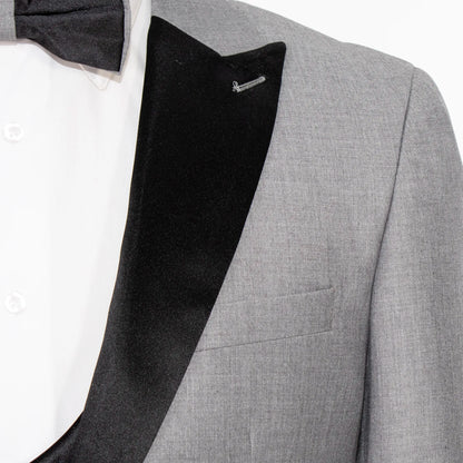 Gray 3-Piece Slim-Fit Tuxedo