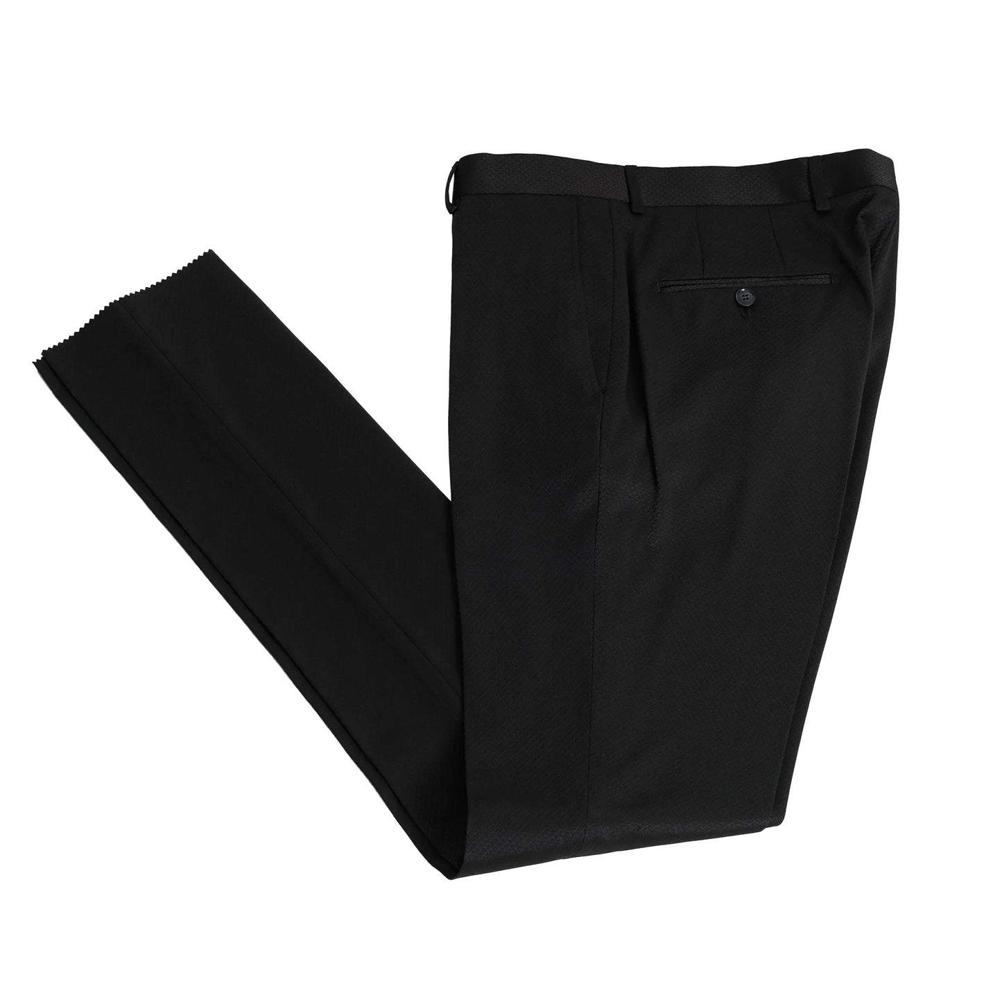 Black Ogee 3-Piece Slim-Fit Tuxedo