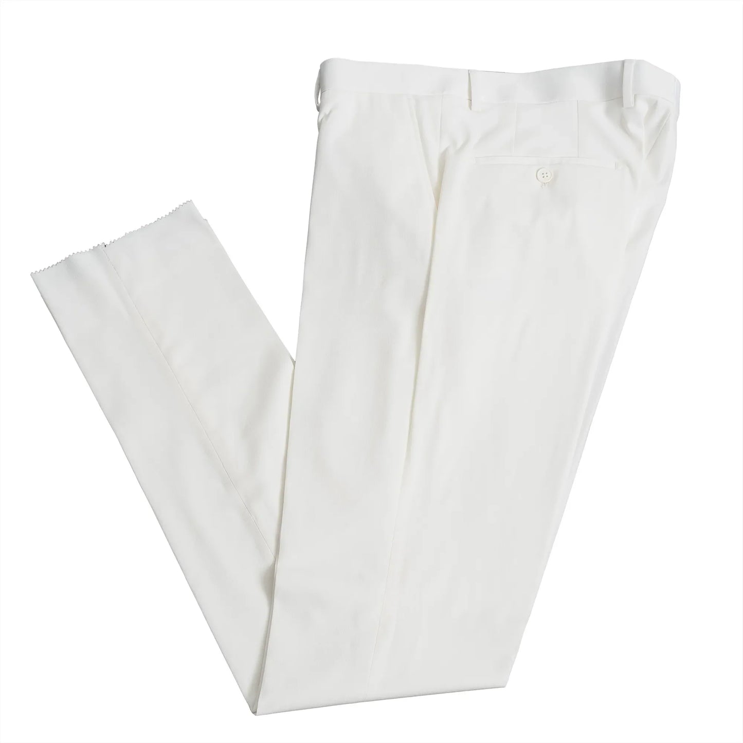 White Fleur-De-Lis 3-Piece Slim-Fit Tuxedo