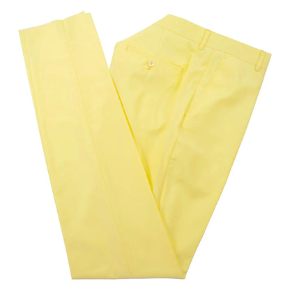 Canary Yellow Double-Breasted 2-Piece Slim-Fit Suit