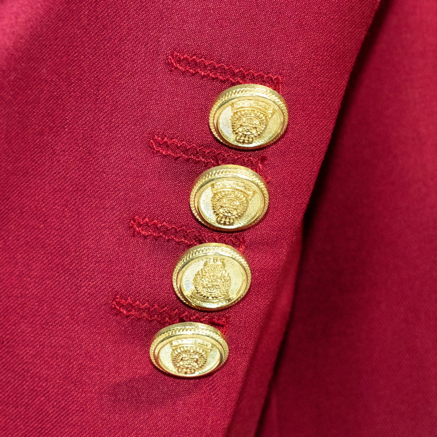 Burgundy Double-Breasted 2-Piece Slim-Fit Suit