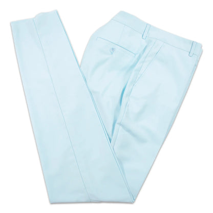 Powder Blue Double-Breasted 2-Piece Slim-Fit Suit