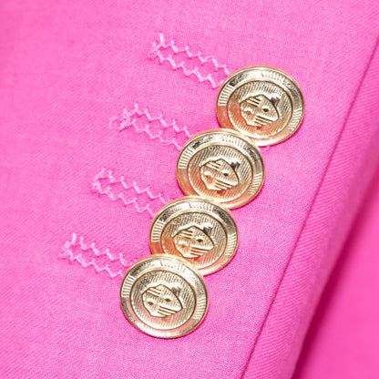 Pink 3-Piece Slim-Fit Suit