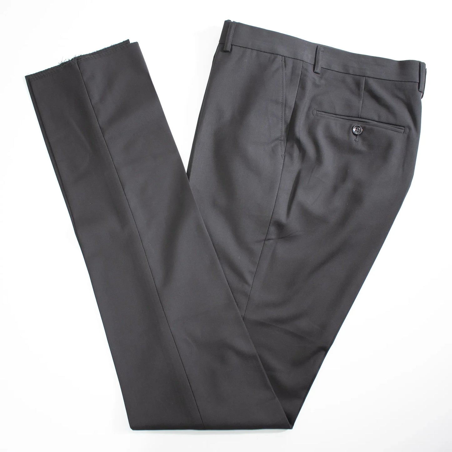 Black Trim on Ruby Red Stretch 3-Piece Slim-Fit Tuxedo