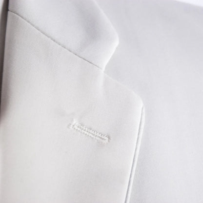 White With Rust Plaid 3-Piece Slim-Fit Tuxedo