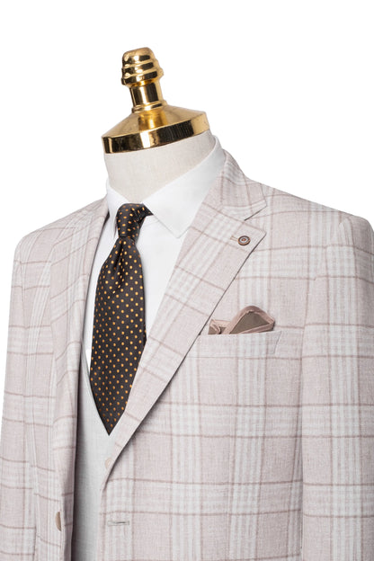 Rodney | Plaid 3-Piece Tailored-Fit Suit