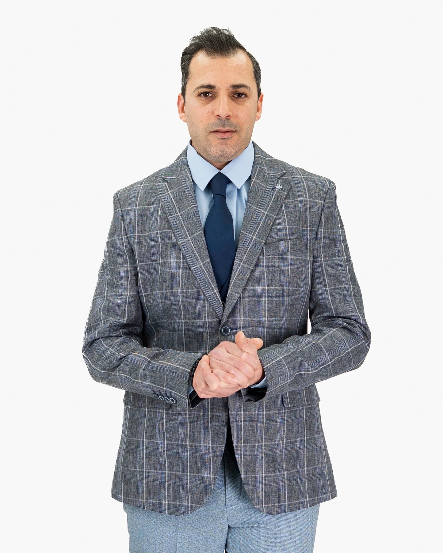 Rodney | Plaid 3-Piece Tailored-Fit Suit