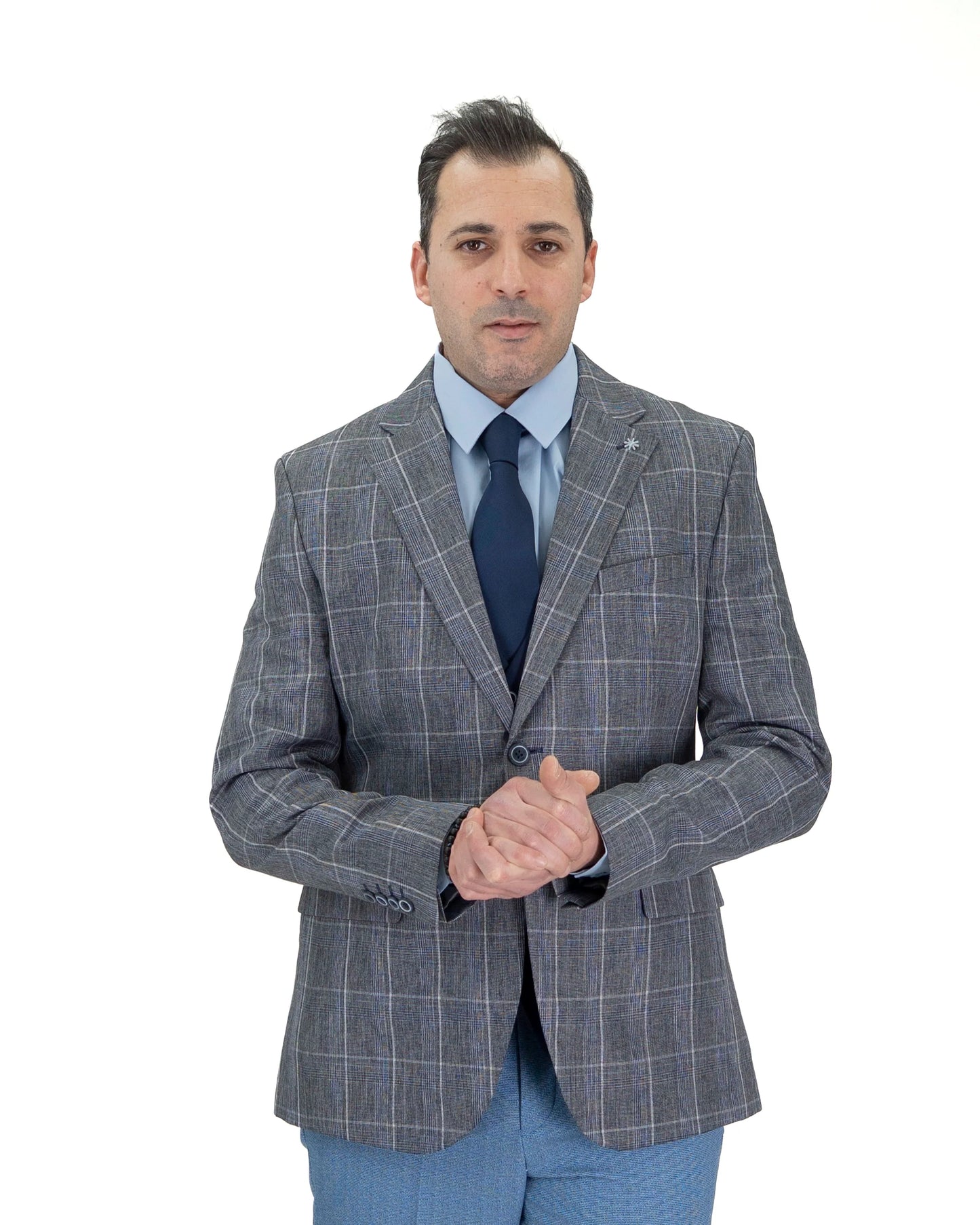 Rodney | Plaid 3-Piece Tailored-Fit Suit