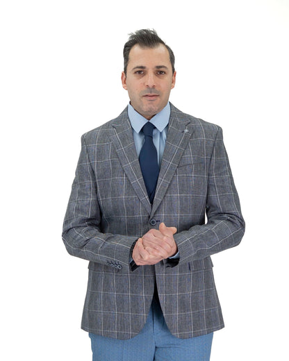 Rodney | Plaid 3-Piece Tailored-Fit Suit