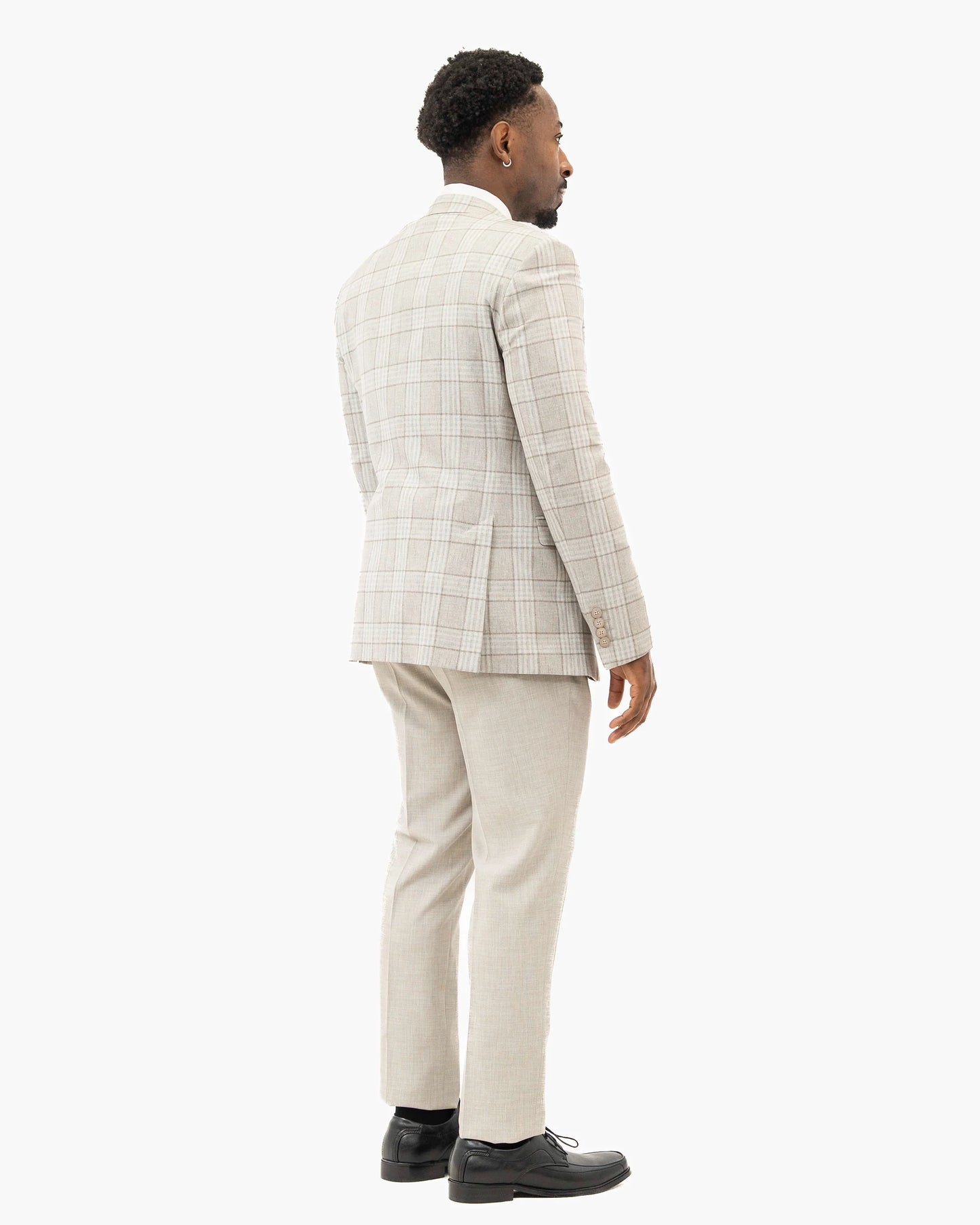 Rodney | Plaid 3-Piece Tailored-Fit Suit