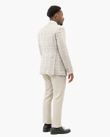 Rodney | Plaid 3-Piece Tailored-Fit Suit