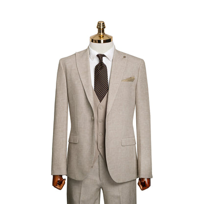 Winston | Twill 3-Piece Tailored-Fit Suit