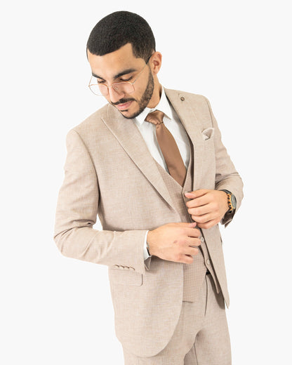 Winston | Twill 3-Piece Tailored-Fit Suit