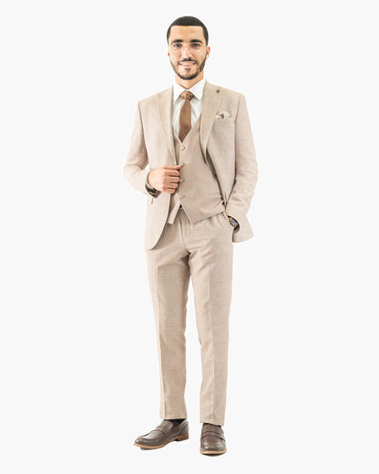 Winston | Twill 3-Piece Tailored-Fit Suit