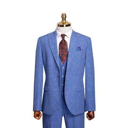 Winston | Twill 3-Piece Tailored-Fit Suit