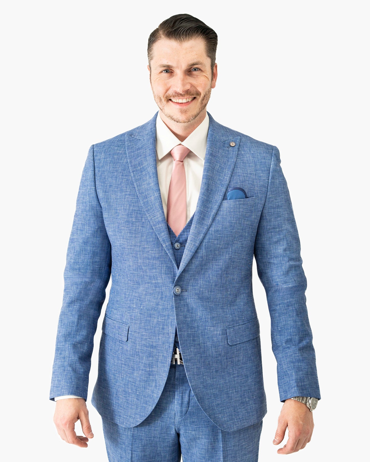 Winston | Twill 3-Piece Tailored-Fit Suit
