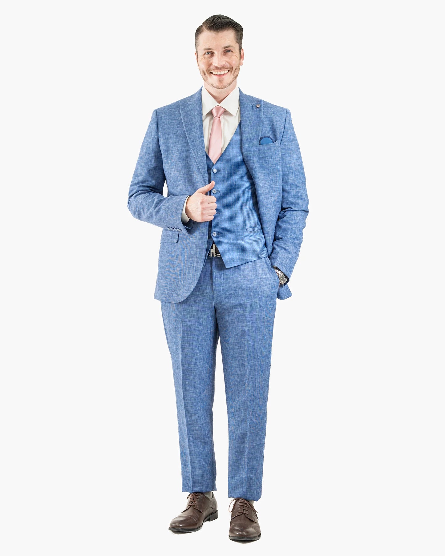 Winston | Twill 3-Piece Tailored-Fit Suit