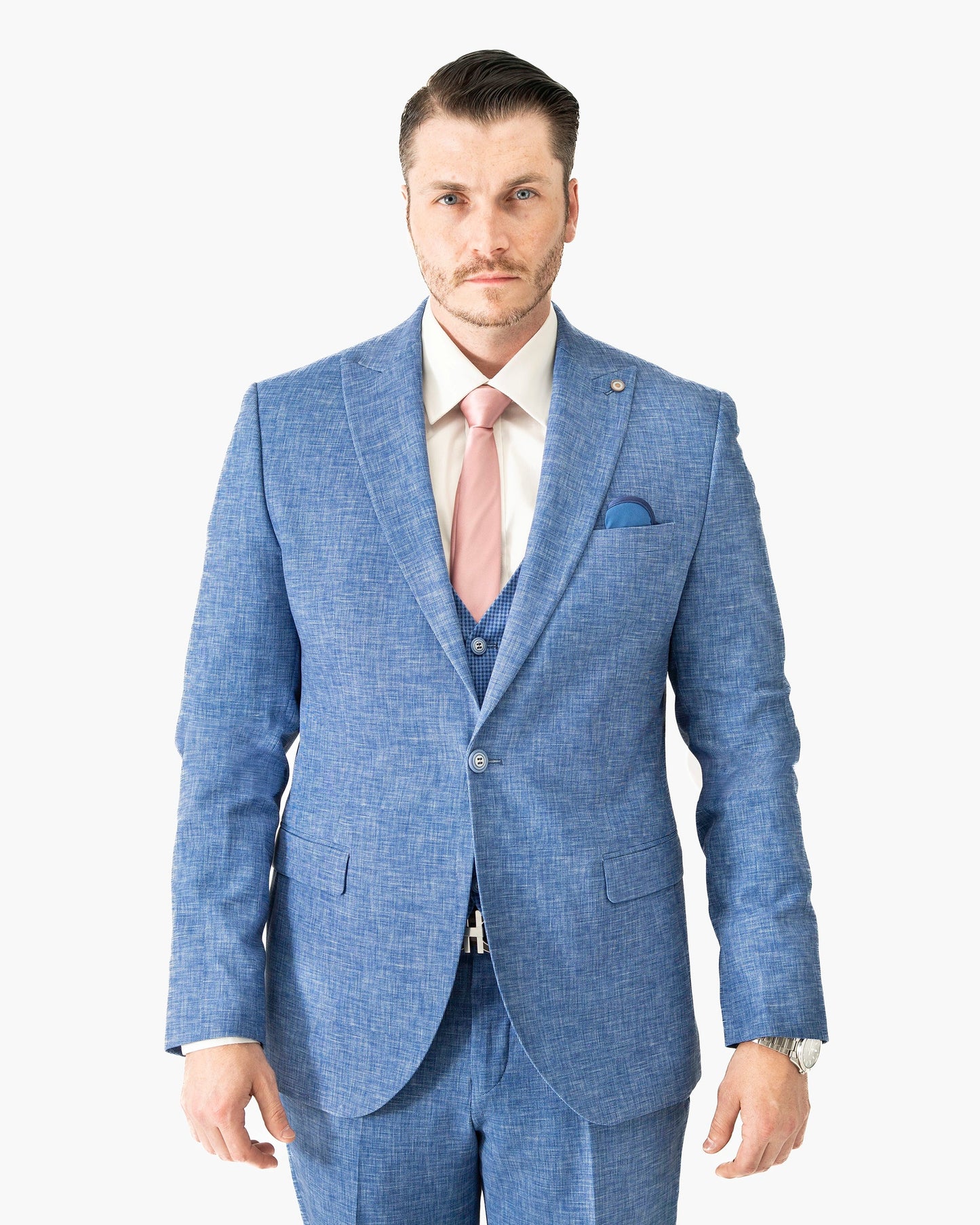 Winston | Twill 3-Piece Tailored-Fit Suit