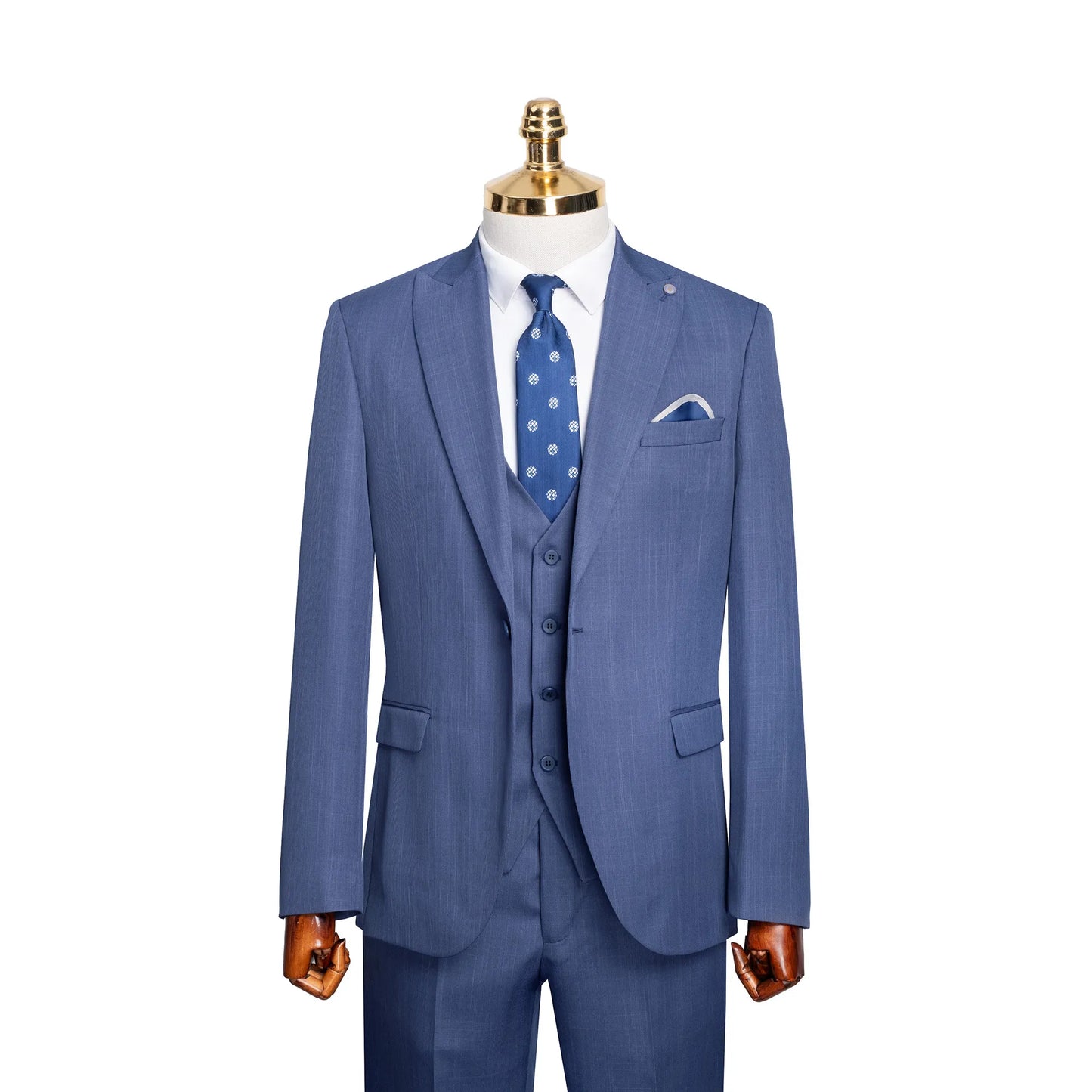 Winston | Twill 3-Piece Tailored-Fit Suit