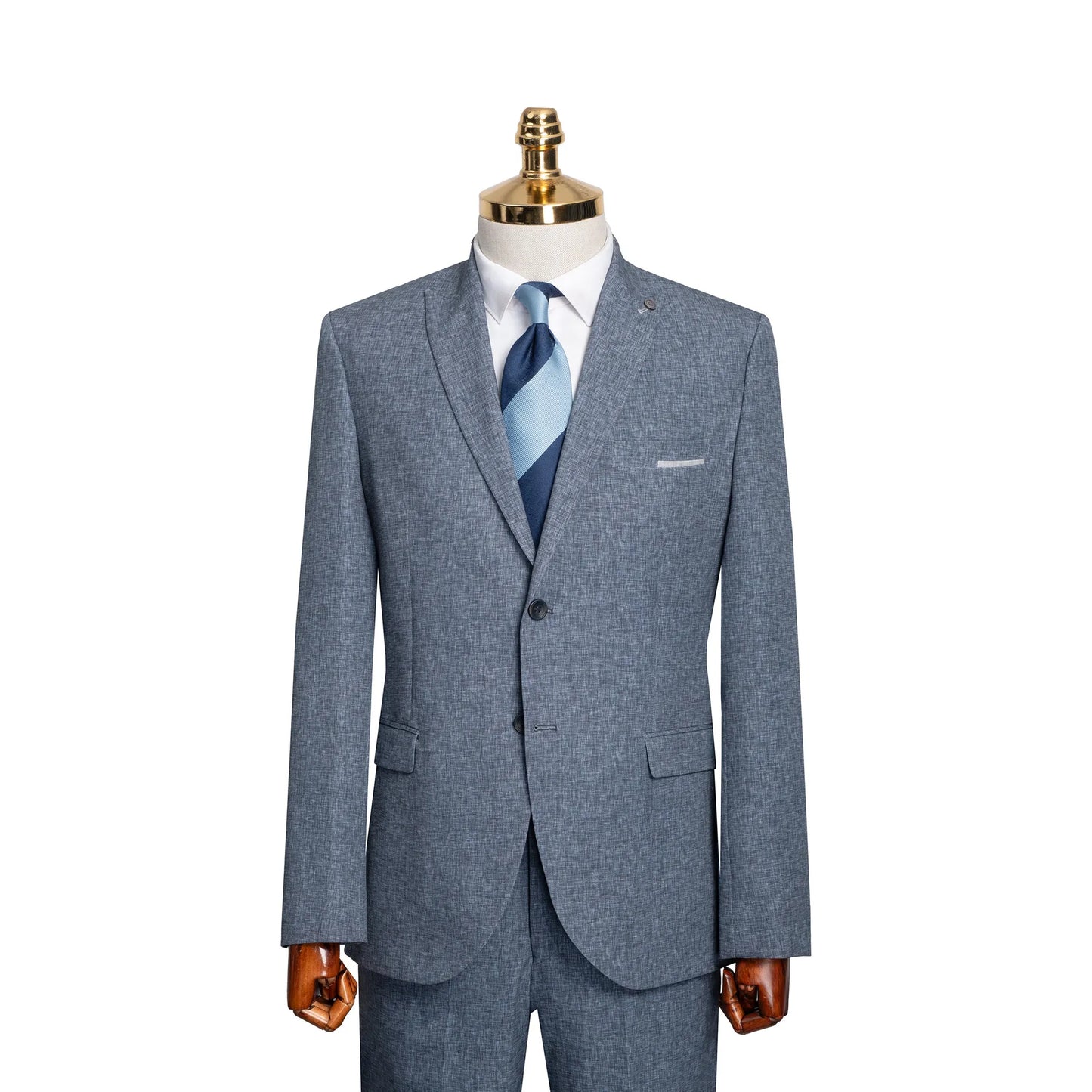 Winston | Twill 3-Piece Tailored-Fit Suit