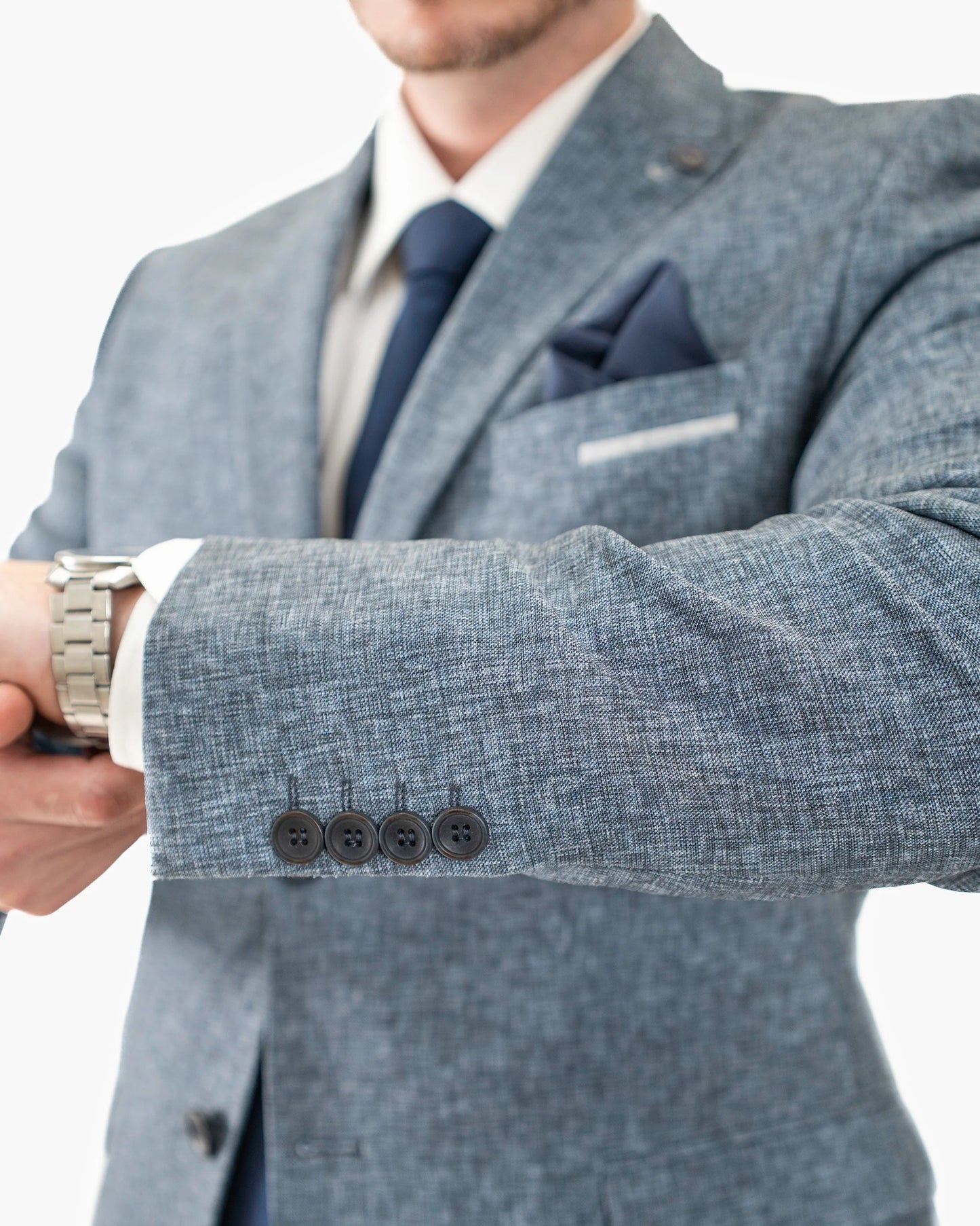 Winston | Twill 3-Piece Tailored-Fit Suit