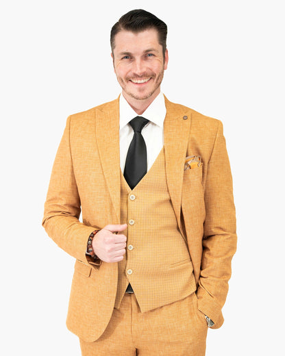 Winston | Twill 3-Piece Tailored-Fit Suit
