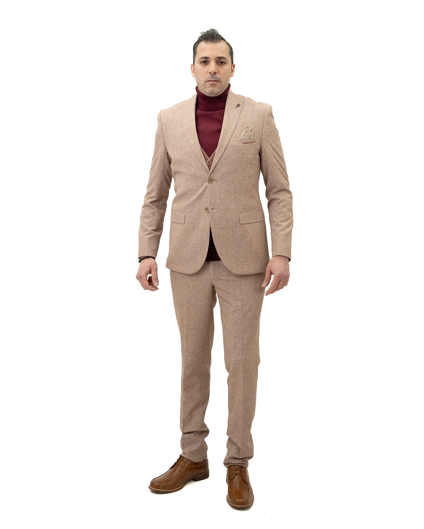Winston | Twill 3-Piece Tailored-Fit Suit
