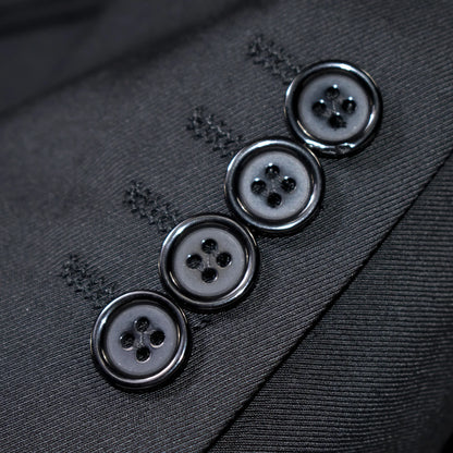 Men's Black 3-Piece Suit Buttons