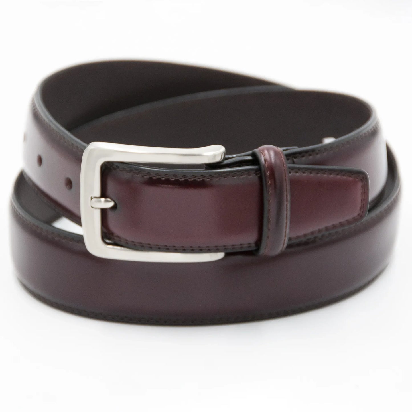 Classic Wine Leather Belt