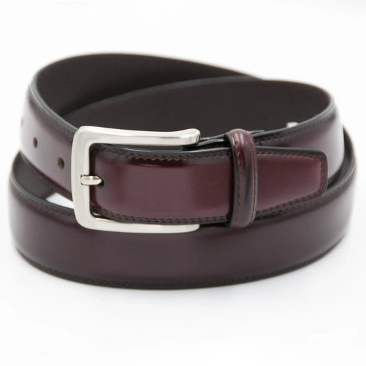 Classic Wine Leather Belt