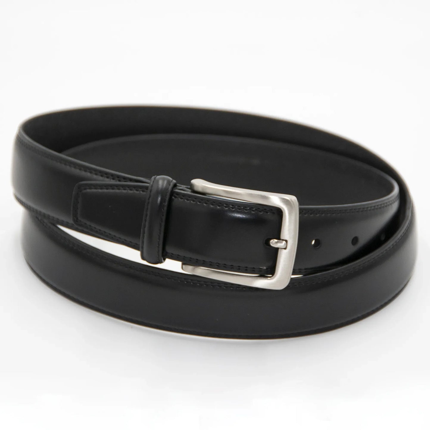 Classic Black Leather Belt