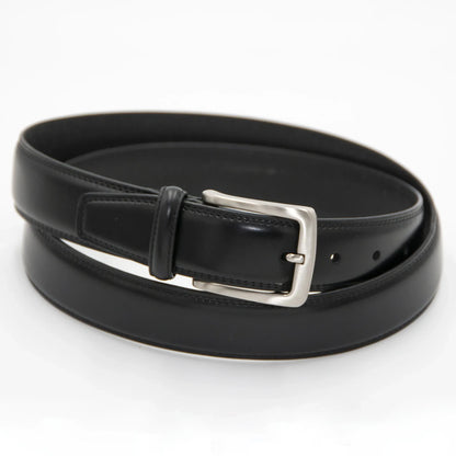 Classic Black Leather Belt