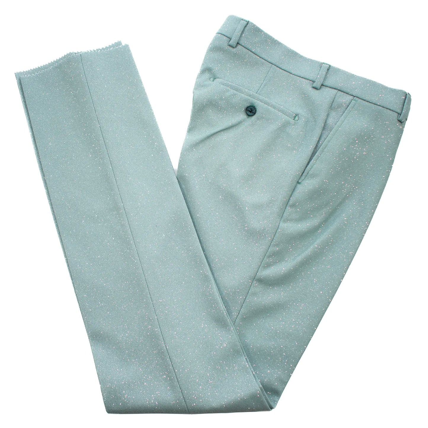 Dante | Mint Glitter 3-Piece Tuxedo Pants