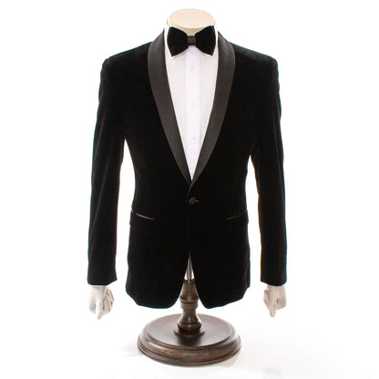 Romeo | Black Velvet Slim-Fit Dinner Jacket