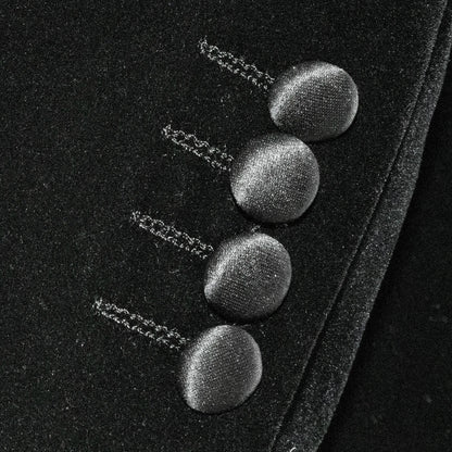 Romeo | Black Velvet Slim-Fit Dinner Jacket